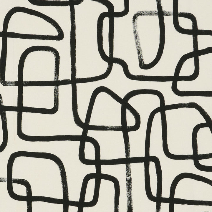 EDISON 98J9421 by JF Designer Fabric MODERN ART 100% Cotton Spain  Horizontal: 13.5 and Vertical: 27 54  - Swanky Fabrics -