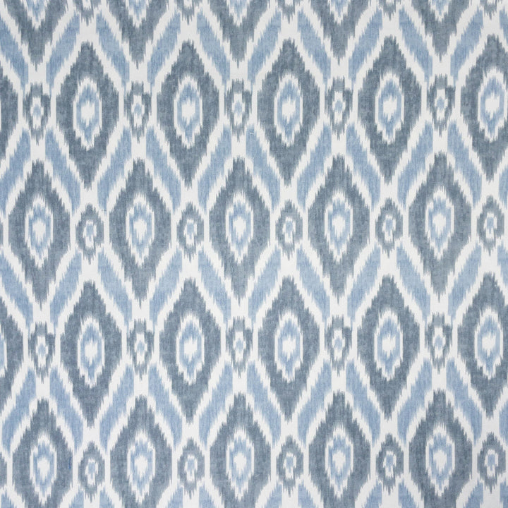 Edmunds 2 Lake by Stout Designer Fabric RAINBOW LIBRARY BREEZE/AEGEAN 100%COT INDIA Horizontal: 4.500 and Vertical: 11.000 56 in - Swanky Fabrics -