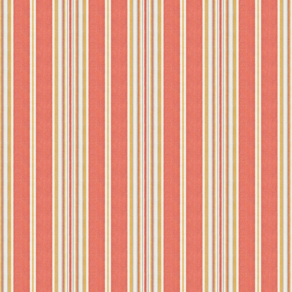 Egore 1 Sunset by Stout Designer Fabric Comfortable Living Coral/Shrimp 100% Cotton TURKEY CATB 117-2013 WYZENBEEK 50 000 DOUBLE RUB WEAR TEST (HEAVY DUTY) Horizontal: 7.125 and Vertical: 0 55 in - Swanky Fabrics -