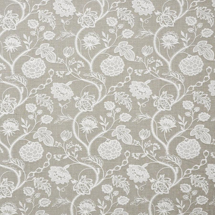 Elizabeth # 244 Stone by Maxwell Designer Fabric Color Theory-Vol.Vi Alabaster 70% POLYESTER/30% COTTON INDIA V-9.5"H-8.5" 54" - Swanky Fabrics -