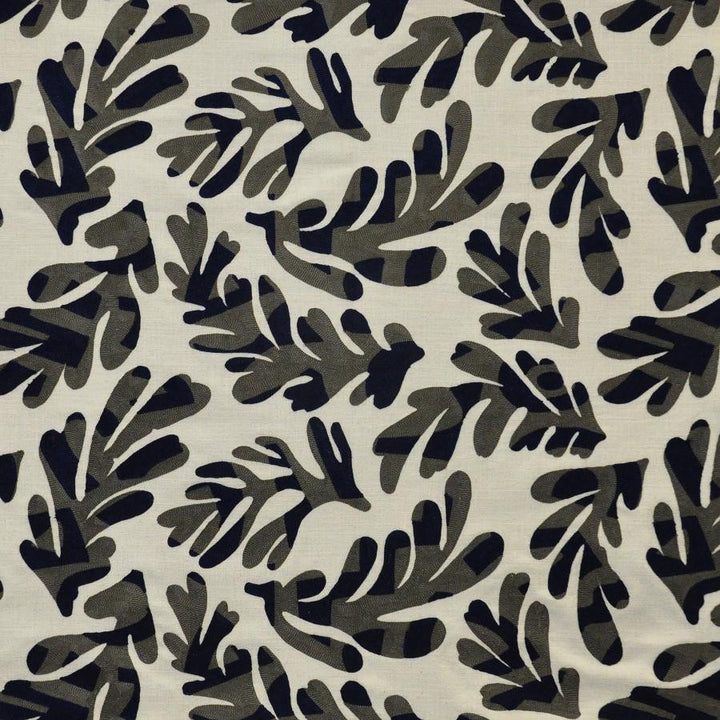 Elkhorn # 118 Admiral by Maxwell Designer Fabric Color Theory-Vol.Vii Neptune BASE: 36% COTTON
30% PES
17% VISCOSE
17% LINEN EMB: SPUN POLYESTER INDIA V-15.2" H-25.4" 56" - Swanky Fabrics -