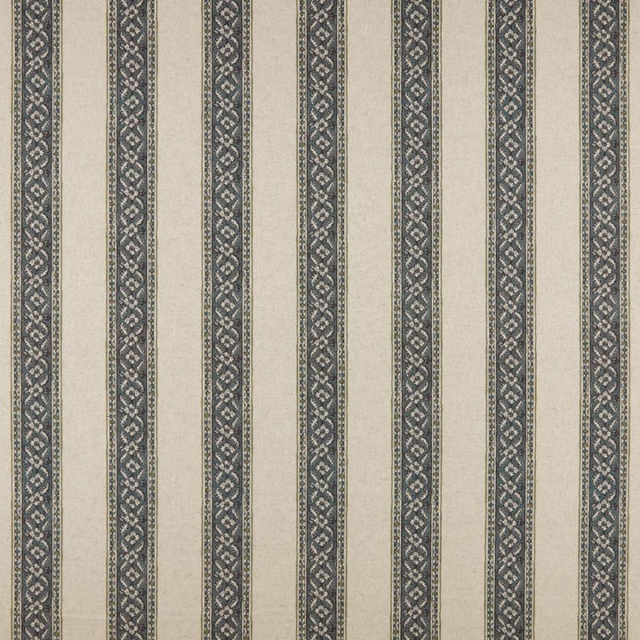 Edith # 560 Lagoon by Maxwell Designer Fabric Print Gallery Iii 85% COTTON
15% LINEN SPAIN V-5.5" H-9.1" 54" - Swanky Fabrics -