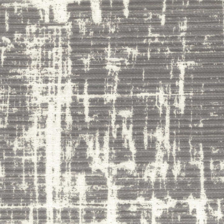 Eject 2 Nickel by Stout Designer Fabric LIVING IS EASY SMOKE/COAL 72%POL 28%COT USA PERFORMANCE RATED FABRIC FLAME RETARDANT-U.F.A.C. CLASS 1 CATB 117-2013 WYZENBEEK 33 000 DOUBLE RUB WEAR TEST (HEAVY DUTY) Horizontal: 28 and Vertical: 26.125 55 in - Swanky Fabrics -
