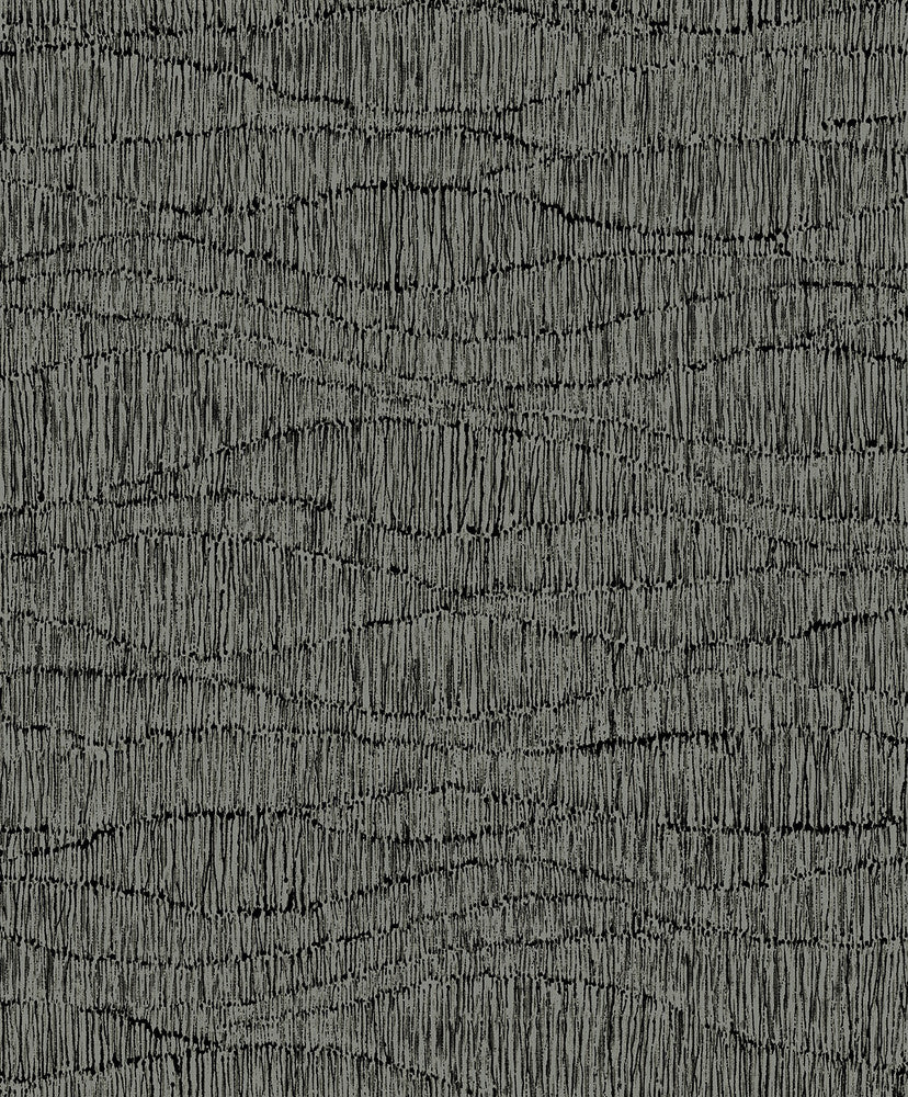Tatiana Waves Charcoal EL20800 by Seabrook Designs Designer Wallpaper
