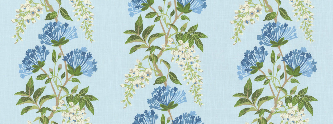 Eleanor 511 Dream Blue by Covington Designer Fabric