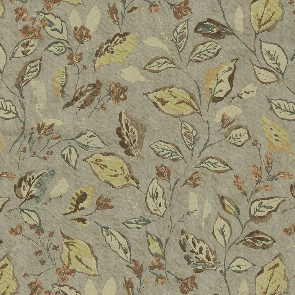Hazel 608 Earthen by ABBEYSHEA Designer Fabric 100% Polyester China 27,000 Double Rubs (Wyzenbeek) </p><p>Repeat: Horizontal: 27" (10.63 cm) Up the Roll and Vertical: 27" (10.63 cm) Across the Roll 56" (142 cm) - Swanky Fabrics -