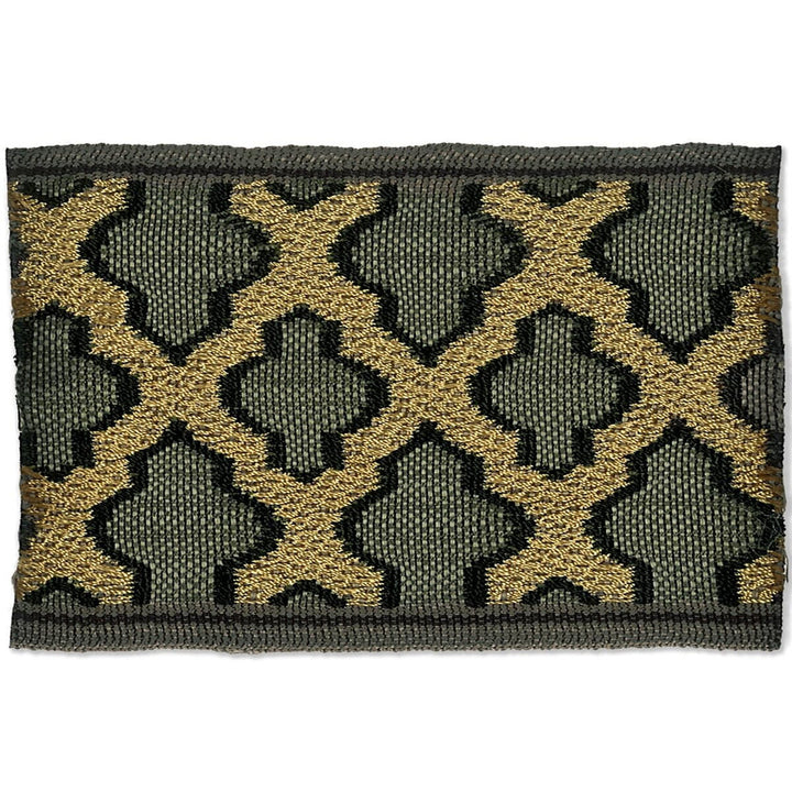 Elusive 3 Zinc by Stout Designer Trim HARMONY TRIM 59%SVI 41%POL CHINA Horizontal: 0 and Vertical: 0 2.5 in - Swanky Fabrics -