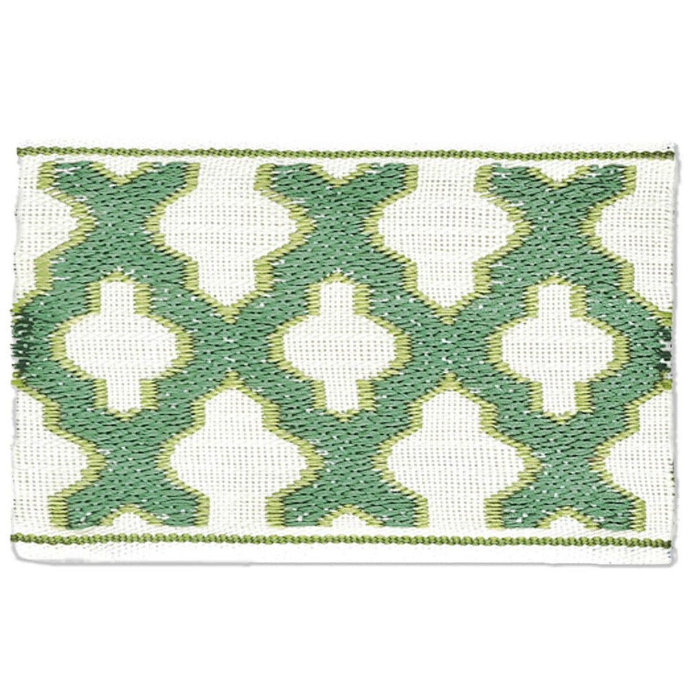 Elusive 5 Aqua by Stout Designer Trim HARMONY TRIM 59%SVI 41%POL CHINA </p><p>Repeat: 0 2.5 in - Swanky Fabrics -