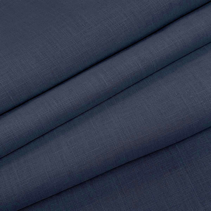 Emma Linen Blue by Magnolia Designer Fabric - 100 % Linen India 20000 Horizontal: 0 and Vertical: 0 54" - Swanky Fabrics -