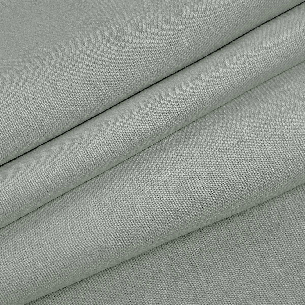 Emma Linen Eucalyptus by Magnolia Designer Fabric - 100 % Linen India 20000 Horizontal: 0 and Vertical: 0 54" - Swanky Fabrics -