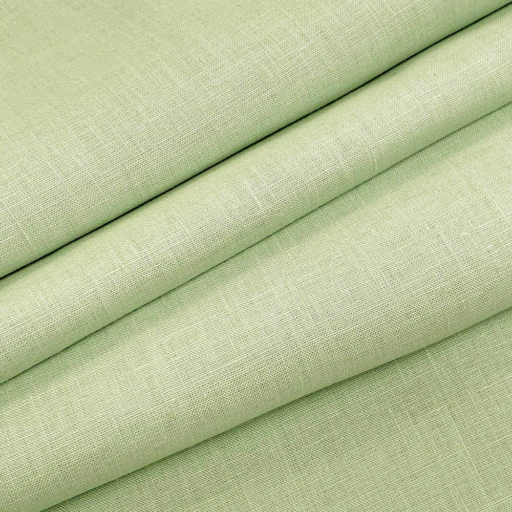 Emma Linen Mint by Magnolia Designer Fabric - 100 % Linen India 20000 Horizontal: 0 and Vertical: 0 54" - Swanky Fabrics -