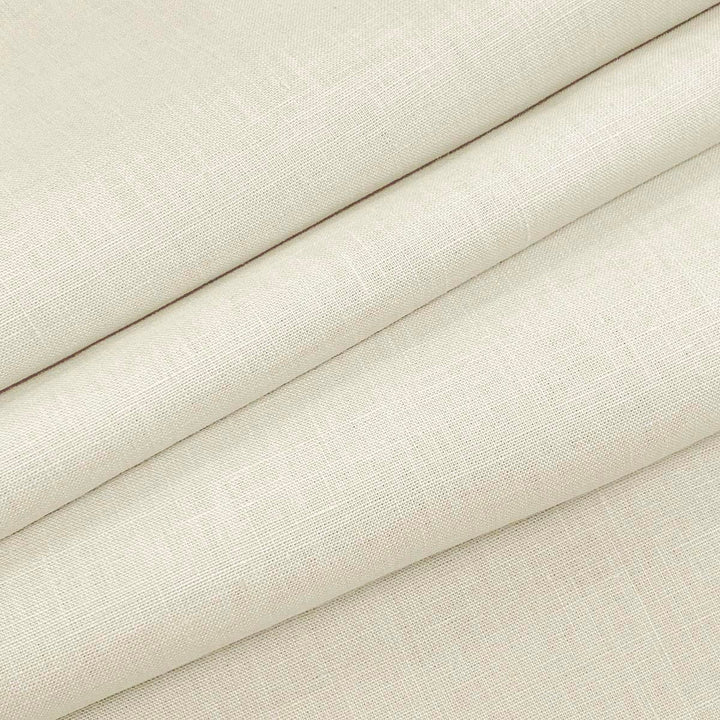 Emma Linen Off White by Magnolia Designer Fabric - 100 % Linen India 20000 Horizontal: 0 and Vertical: 0 54" - Swanky Fabrics -