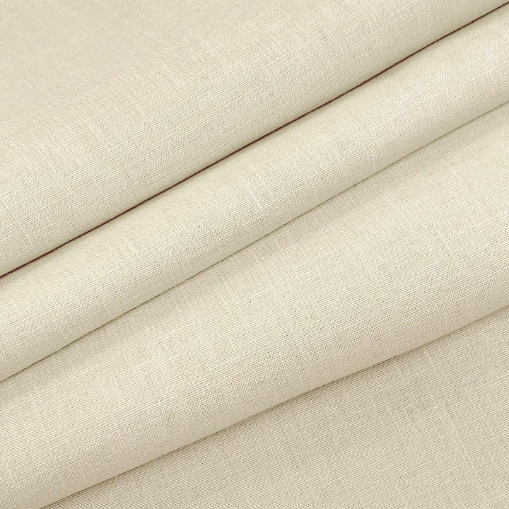 Emma Linen Snow by Magnolia Designer Fabric - 100 % Linen India 20000 Horizontal: 0 and Vertical: 0 54" - Swanky Fabrics -