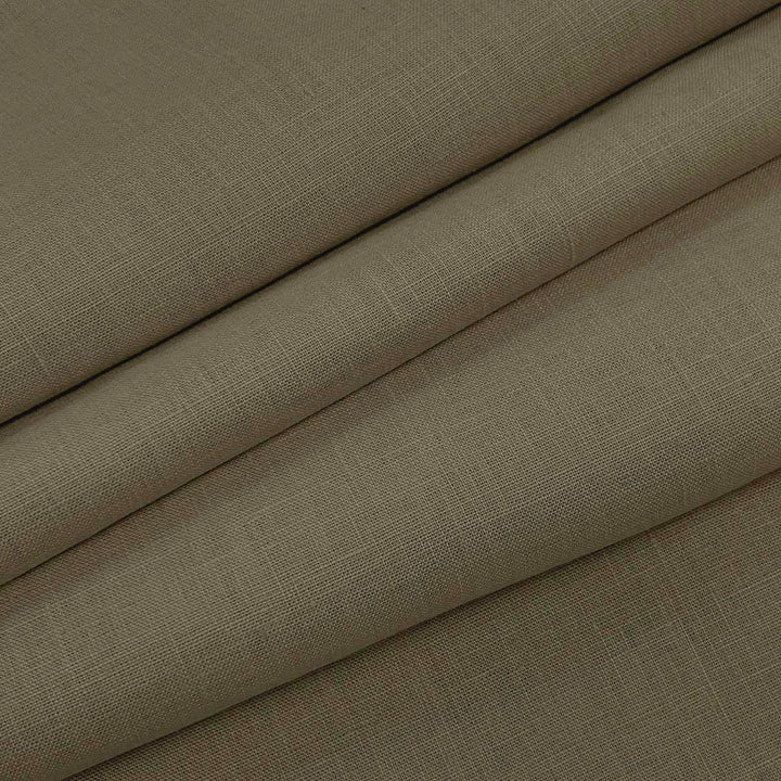 Emma Linen Teak by Magnolia Designer Fabric - 100 % Linen India 20000 Horizontal: 0 and Vertical: 0 54" - Swanky Fabrics -