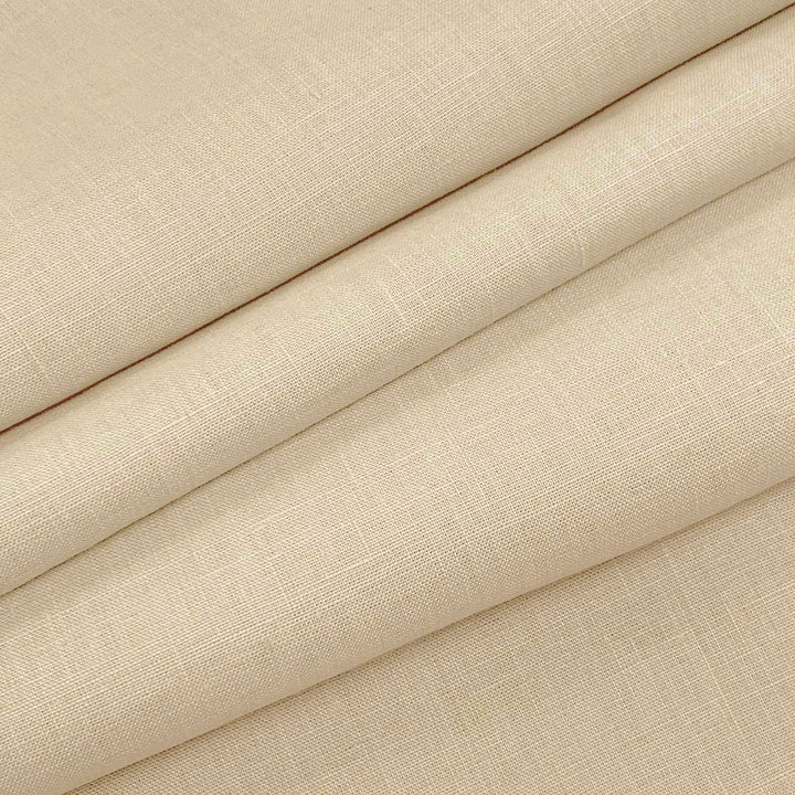 Emma Linen Unbleached by Magnolia Designer Fabric - 100 % Linen India 20000 Horizontal: 0 and Vertical: 0 54" - Swanky Fabrics -