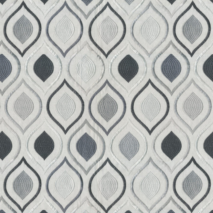 EMULATE 96J8591 by JF Designer Fabric Midnight Waters 65% Cotton, 27% Viscose, 8% Polyester India  Horizontal: 16.375 and Vertical: 15.5 54  - Swanky Fabrics -