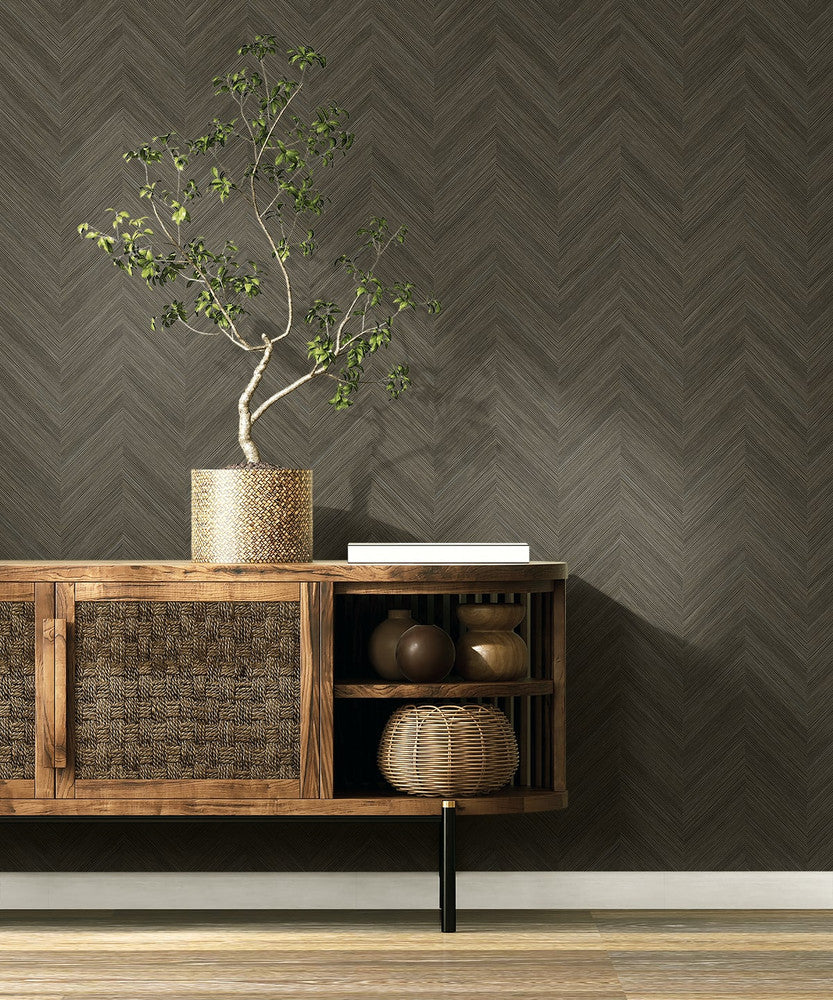 Strand Coffee EN40300 by Seabrook Designs Designer Wallpaper