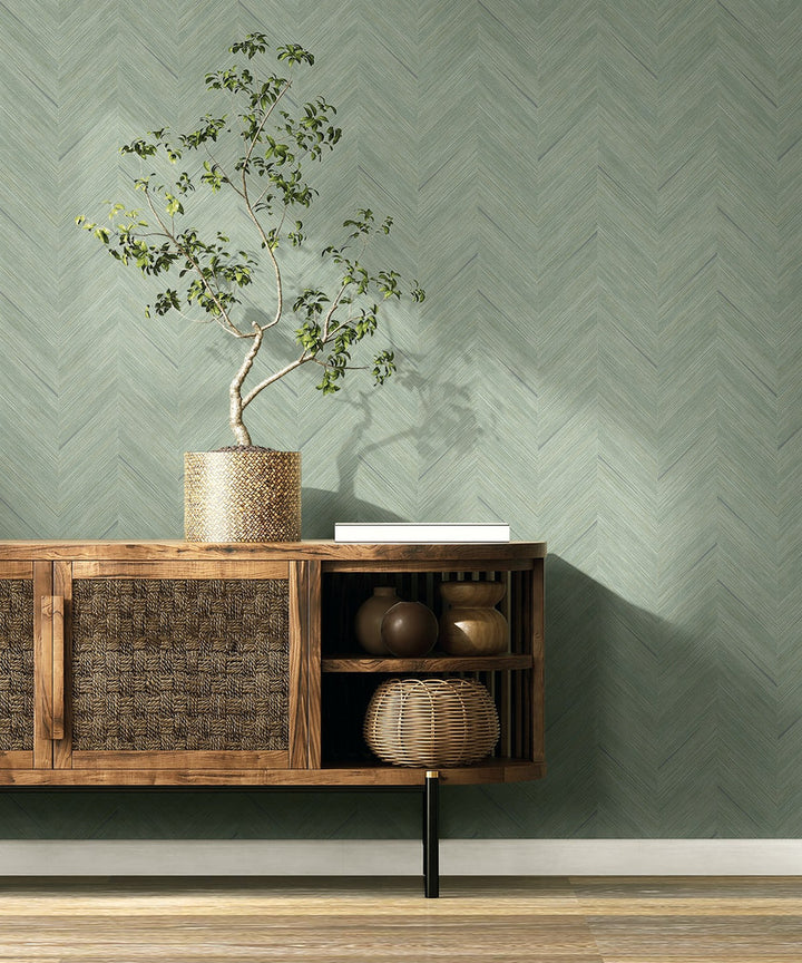 Strand Seafoam EN40314 by Seabrook Designs Designer Wallpaper