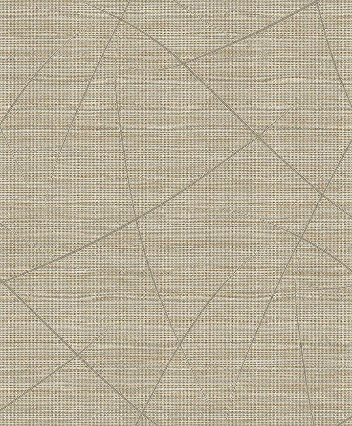 Bract Caramel EN40407 by Seabrook Designs Designer Wallpaper