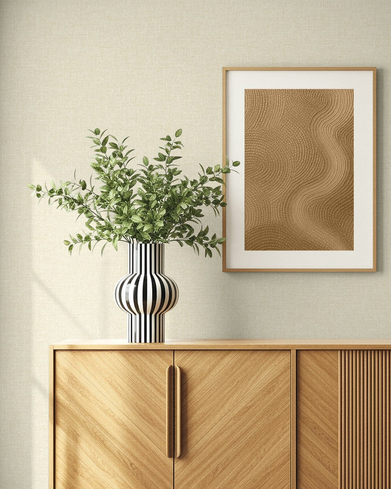 Loom Cream EN40912 by Seabrook Designs Designer Wallpaper