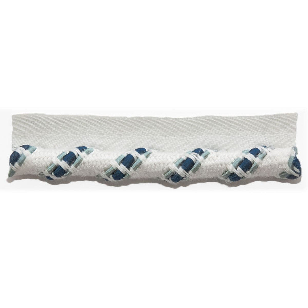 Encina 1 Bluebell by Stout Designer Trim Just Cords 59% Cotton 29% Spun Viscose 12% Polyester CHINA Horizontal: 0 and Vertical: 0 0.38 in - Swanky Fabrics -
