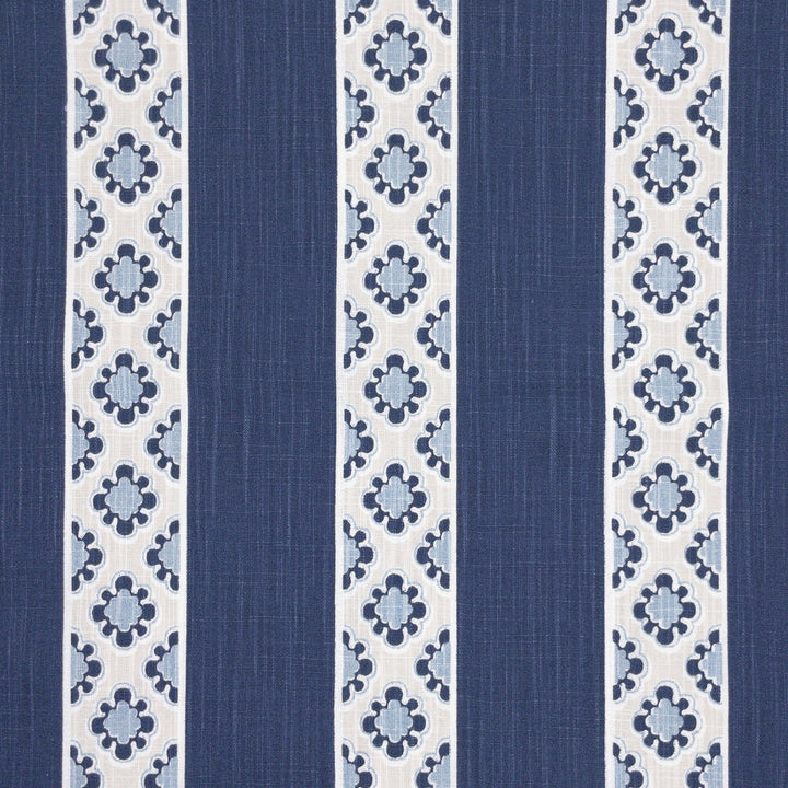Entice 5 Navy by Aoc Designer Fabric THE ART OF COLOR HERITAGE II 100%COT USA PERFORMANCE RATED FABRIC FLAME RETARDANT-U.F.A.C. CLASS 1 FLAME RETARDANT-N.F.P.A. 260A CLASS 1 CATB 117-2013 WYZENBEEK 100 000 DOUBLE RUB WEAR TEST (HEAVY DUTY) Horizontal: 5.375 and Vertical: 2.125 54 in - Swanky Fabrics -