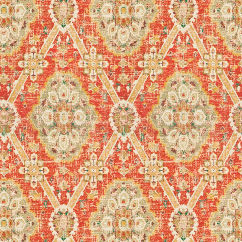 Ephesus 2 Rouge by Stout Designer Fabric RAINBOW LIBRARY BLOSOM/CRANBERRY 77%COT 23%POL CHINA FLAME RETARDANT-U.F.A.C. CLASS 1 CATB 117-2013 WYZENBEEK 19 000 DOUBLE RUB WEAR TEST (HEAVY DUTY) Horizontal: 13.5 and Vertical: 24 54 in - Swanky Fabrics -
