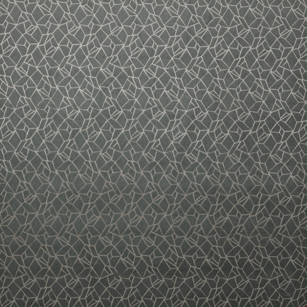 Erika 5 Charcoal by Marcus William Designer Fabric KAI/MARCUS WILLIAM ILLUSION 56%POL 44%SVI TURKEY Horizontal: 6.875 and Vertical: 13.750 55.5 in - Swanky Fabrics -