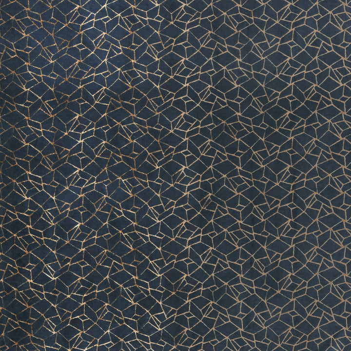 Erika 6 Ocean by Marcus William Designer Fabric KAI/MARCUS WILLIAM ILLUSION 56%POL 44%SVI TURKEY Horizontal: 6.875 and Vertical: 13.750 55.5 in - Swanky Fabrics -