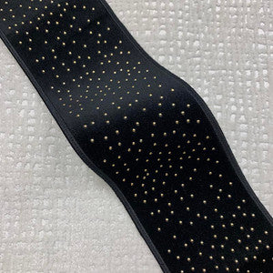 Estella Tape Black by Magnolia Designer Fabric