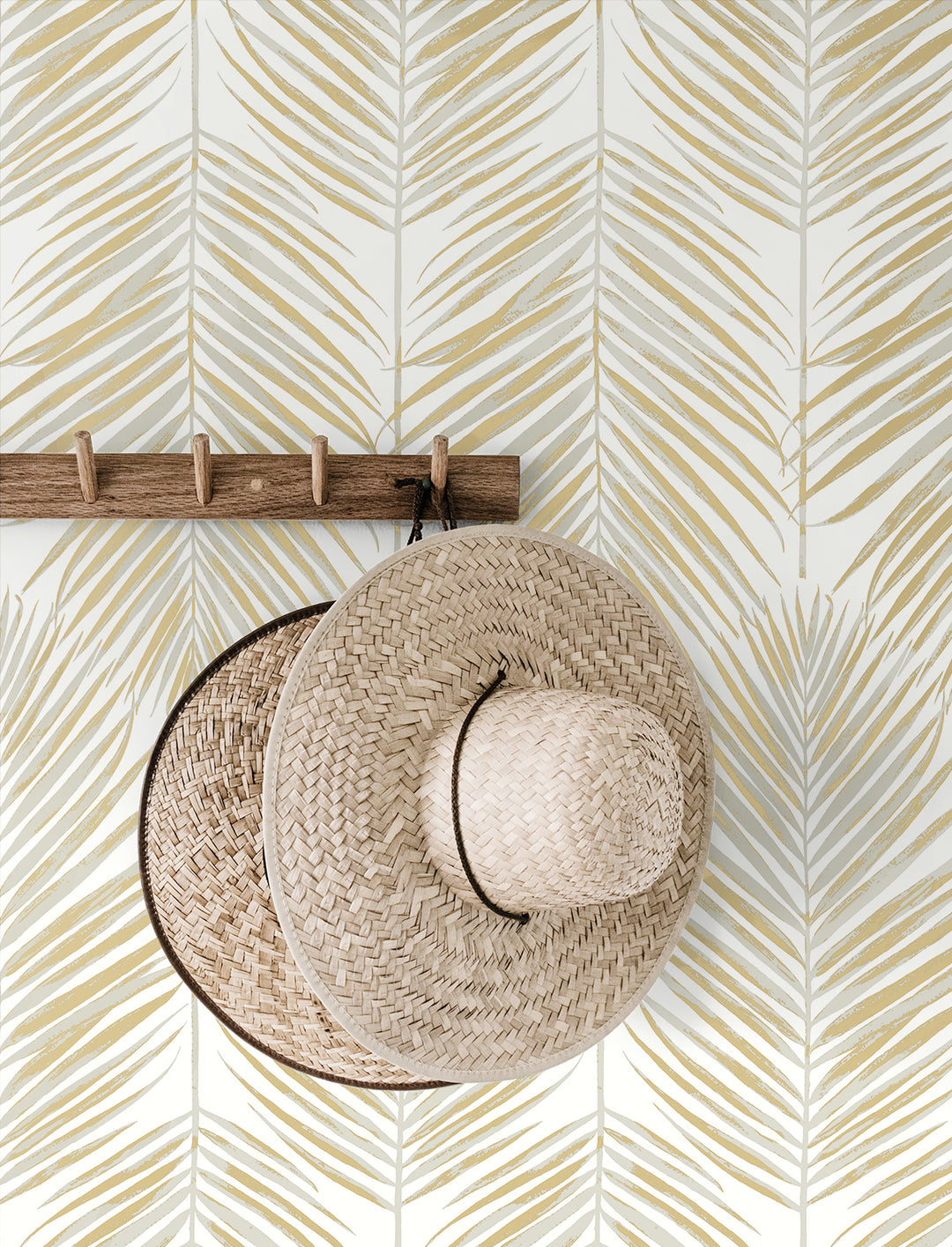 Marina Palm Silver & Gold ET10710 by Etten Studios Designer Wallpaper