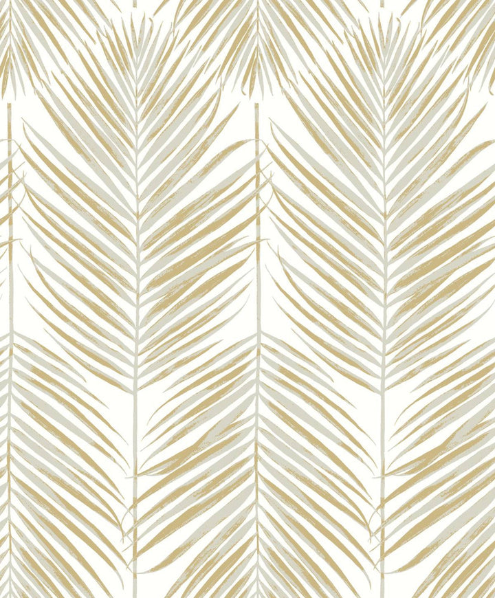 Marina Palm Silver & Gold ET10710 by Etten Studios Designer Wallpaper