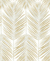 Marina Palm Silver & Gold ET10710 by Etten Studios Designer Wallpaper