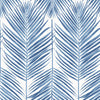 Marina Palm Coastal Blue ET10722 by Etten Studios Designer Wallpaper