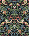 Fragaria Garden Ebony ET11210 by Etten Studios Designer Wallpaper