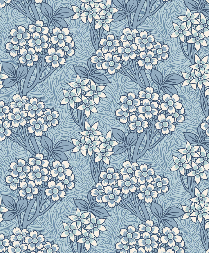 Floral Vine Sky Blue ET12022 by Etten Studios Designer Wallpaper