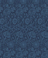 Tonal Floral Trail Marine Blue ET12512 by Etten Studios Designer Wallpaper