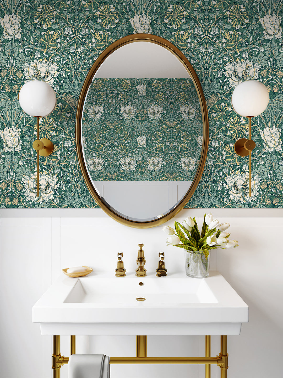 Ogee Flora Everglades & Buttercup ET12604 by Etten Studios Designer Wallpaper