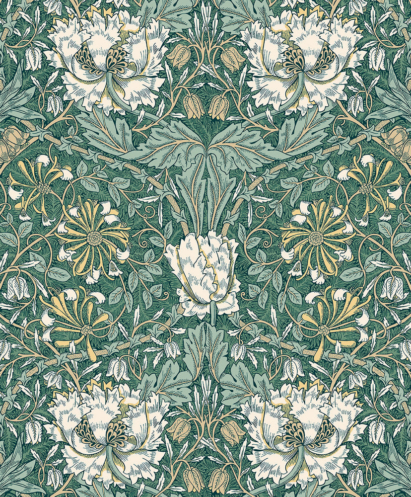 Ogee Flora Everglades & Buttercup ET12604 by Etten Studios Designer Wallpaper