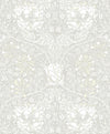 Ogee Flora Swiss Coffee & Light Grey ET12605 by Etten Studios Designer Wallpaper