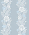 Blooming Stripe Baby Blue ET12702 by Etten Studios Designer Wallpaper