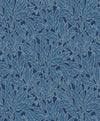 Leaf and Berry Marine Blue ET12812 by Etten Studios Designer Wallpaper