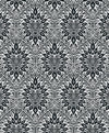 Luna Ogee Ebony & Argos Grey ET12900 by Etten Studios Designer Wallpaper