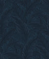 Gulf Tropical Leaves Navy Blue ET13002 by Etten Studios Designer Wallpaper