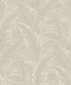 Gulf Tropical Leaves Crema ET13005 by Etten Studios Designer Wallpaper