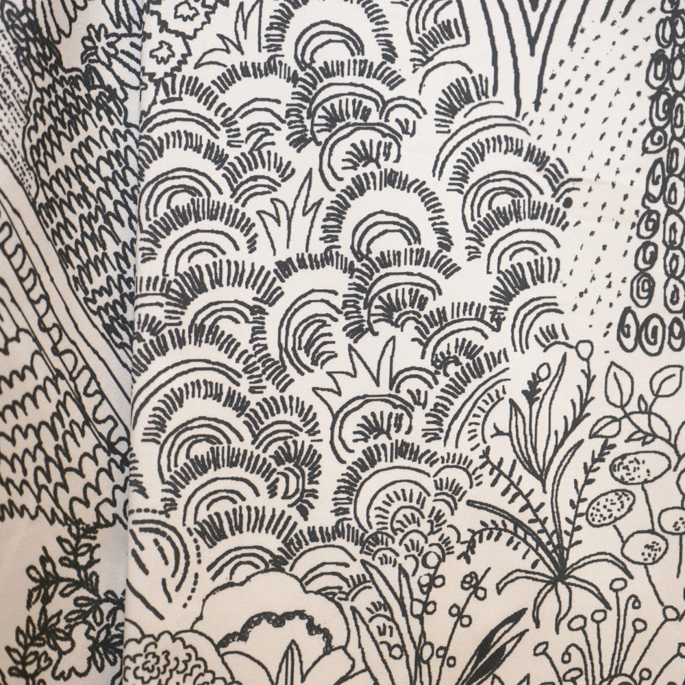 Etching 99Sj101 by JF Designer Fabric JF Studio 100% Cotton India Horizontal: 19.875 and Vertical: 35 59 - Swanky Fabrics -