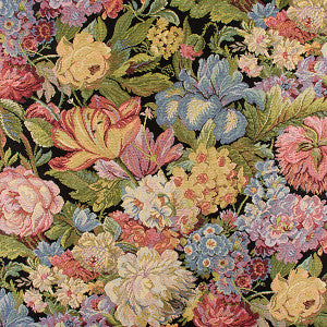 Caspio Black by Old World Weavers Designer Fabric