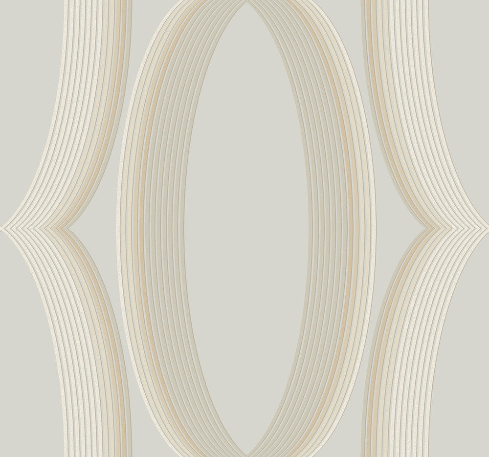 Progression Ogee Blonde Wallpaper by Candice Olson Designer Candice Olson Casual Elegance Covers about 60.8 square feet 27-in by 27-ft long roll Unpasted 25.25 - Swanky Fabrics -