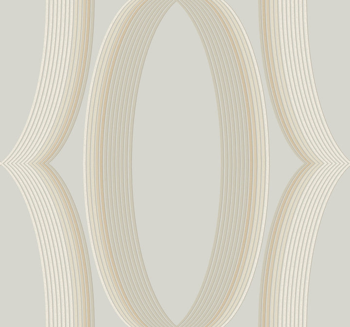 Progression Ogee Blonde Wallpaper by Candice Olson Designer Candice Olson Casual Elegance Covers about 60.8 square feet 27-in by 27-ft long roll Unpasted 25.25 - Swanky Fabrics -