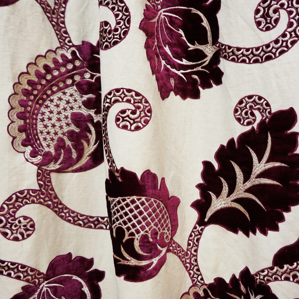 Evocative 58Sj101 by JF Designer Fabric JF Studio 60% Cotton, 40% Linen India Horizontal: 25.5 and Vertical: 31.5 54 - Swanky Fabrics -